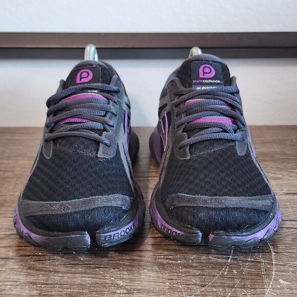 Brooks Pure Cadence Women’s Athletic Running Shoes Sneakers Size 10 Black - Picture 2 of 9